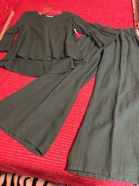 bryn Walker Dark Teal Two-Piece Set